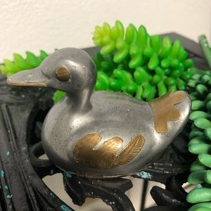Pewter Brass Duck